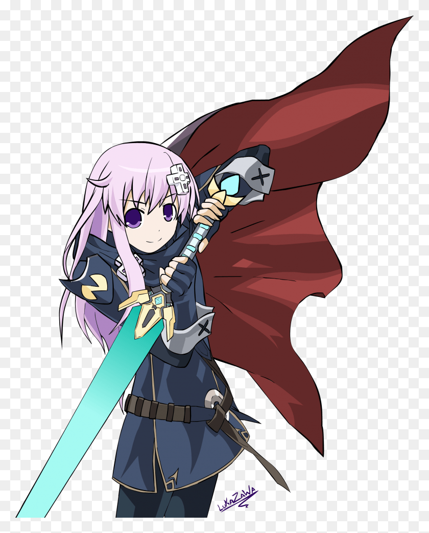 1993x2512 Fan Artholy Knight Nepgear Lucina Disguised As Marth, Person, Human, Helmet HD PNG Download