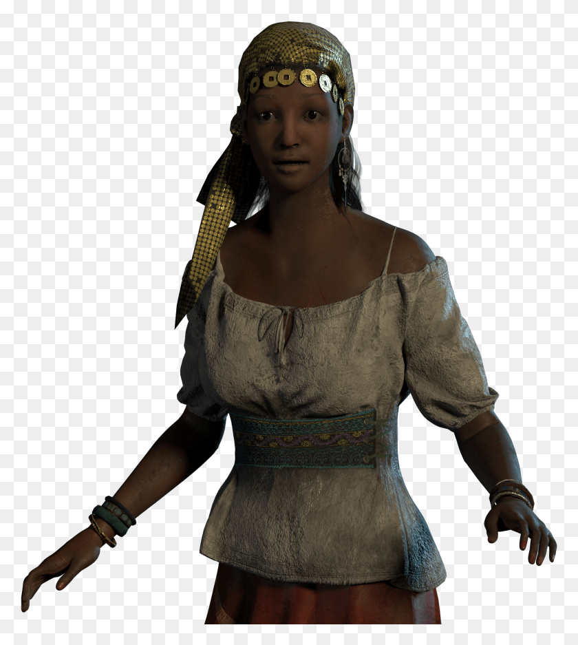 1998x2249 Контент Фанатов Claudette 4K Render Roving Healer Outfit Pc Game, Одежда, Одежда, Человек Hd Png Скачать