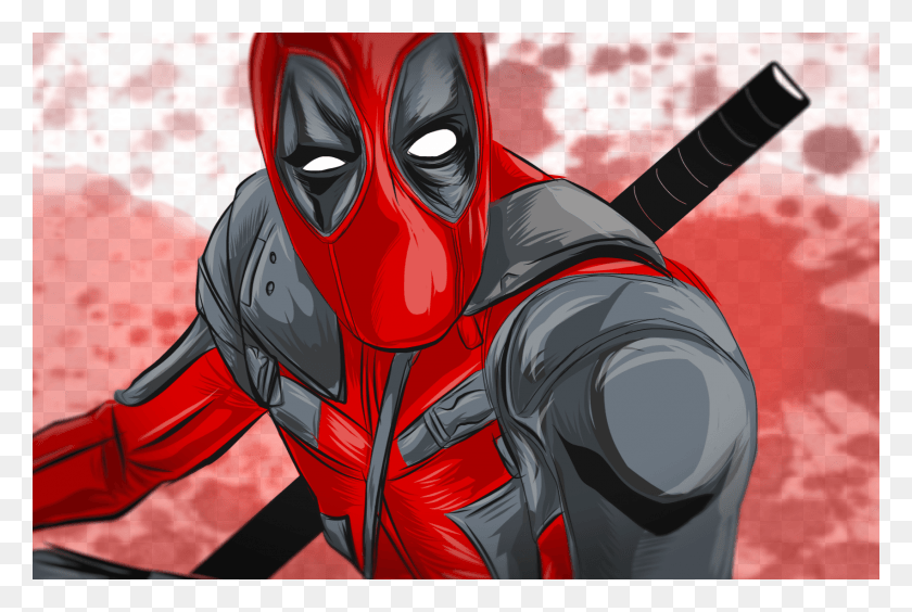 1700x1100 Fan Of Deadpool Since The 9039s I39m Stoked That A Film Deadpool, Person, Human, Modern Art HD PNG Download