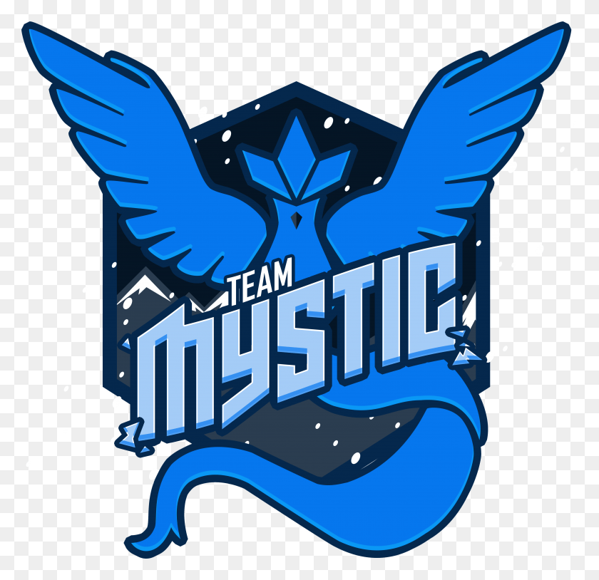 4640x4487 Fanartfriendly Instinct Trainer Here Thought I Might Pokemon Go Team Mystic Logo, Graphics, Symbol HD PNG Download