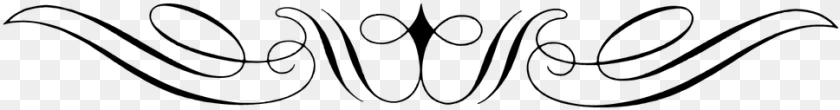 Fancy Dividers Calligraphy, Gray PNG
