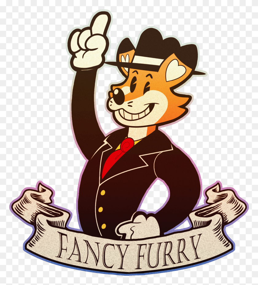 1764x1957 Fancy Furry Cartoon, Label, Text, Hand HD PNG Download