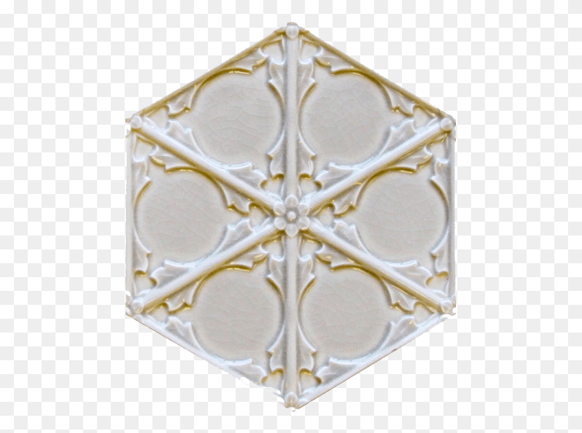 479x565 Fancy Hexagon Circle, Porcelain, Pottery HD PNG Download