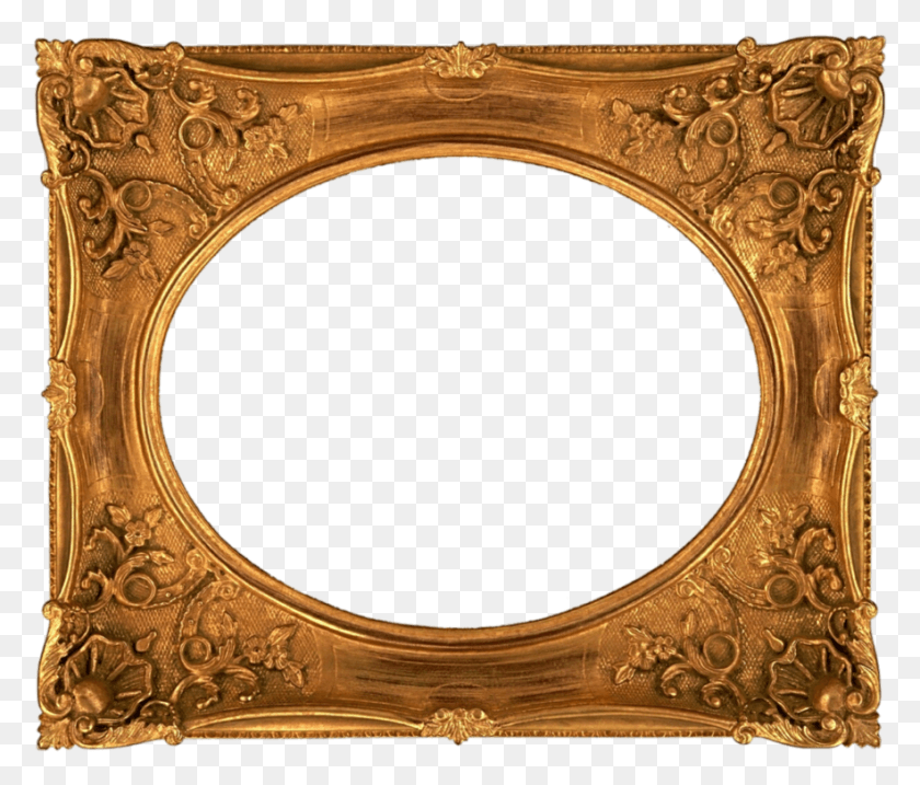 883x744 Fancy Old Picture Frame Clipart Picture Frames Antique Old Fancy Picture Frame, Oval HD PNG Download