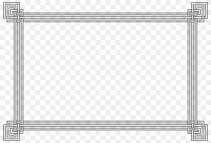 Fancy Ornamental Frame 9 Clipart, Gate Sticker PNG
