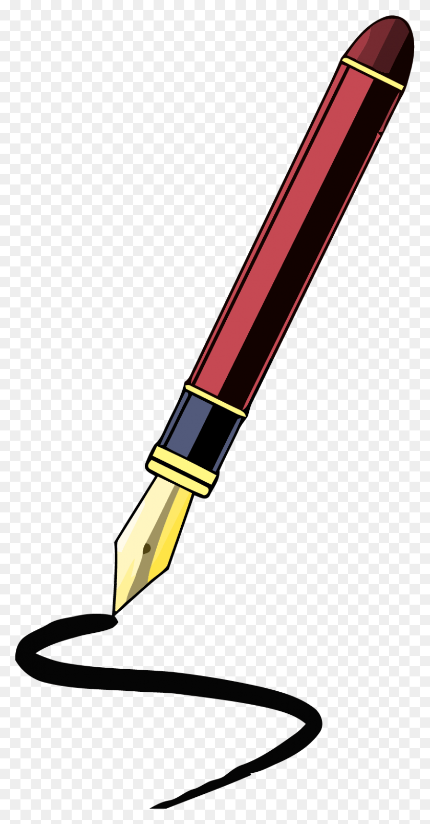 814x1616 Fancy Pen Clipart Pen Clip Art, Fountain Pen, Baseball Bat, Baseball HD PNG Download
