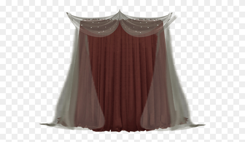 607x428 Fancy Red Curtain Breastplate, Clothing, Apparel, Fashion HD PNG Download