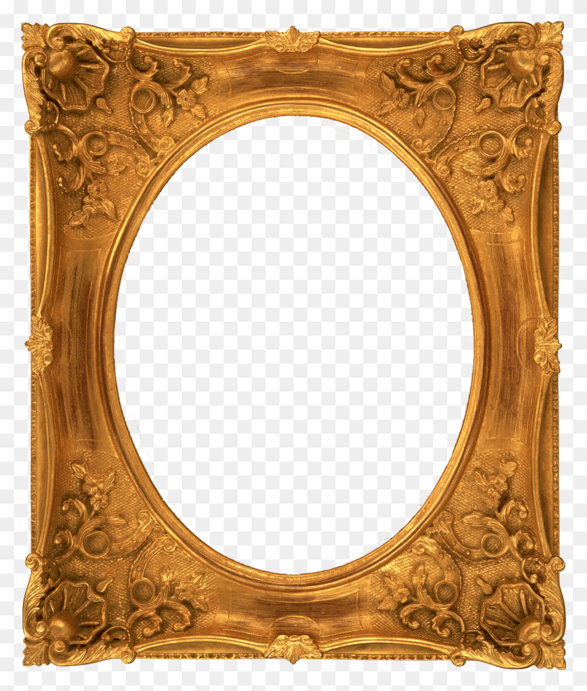 1344x1600 Fancy Vintage Ornate Digital Frames Gold Victorian Frame, Oval Descargar Hd Png