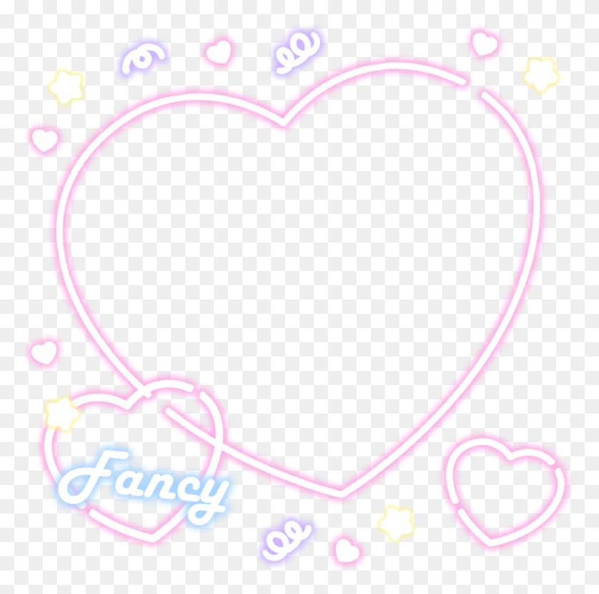 1015x1007 Fancysurprise Fancy Neon Heart Love Star Confetti Heart, Аксессуары, Аксессуар, Ювелирные Изделия, Hd Png Скачать