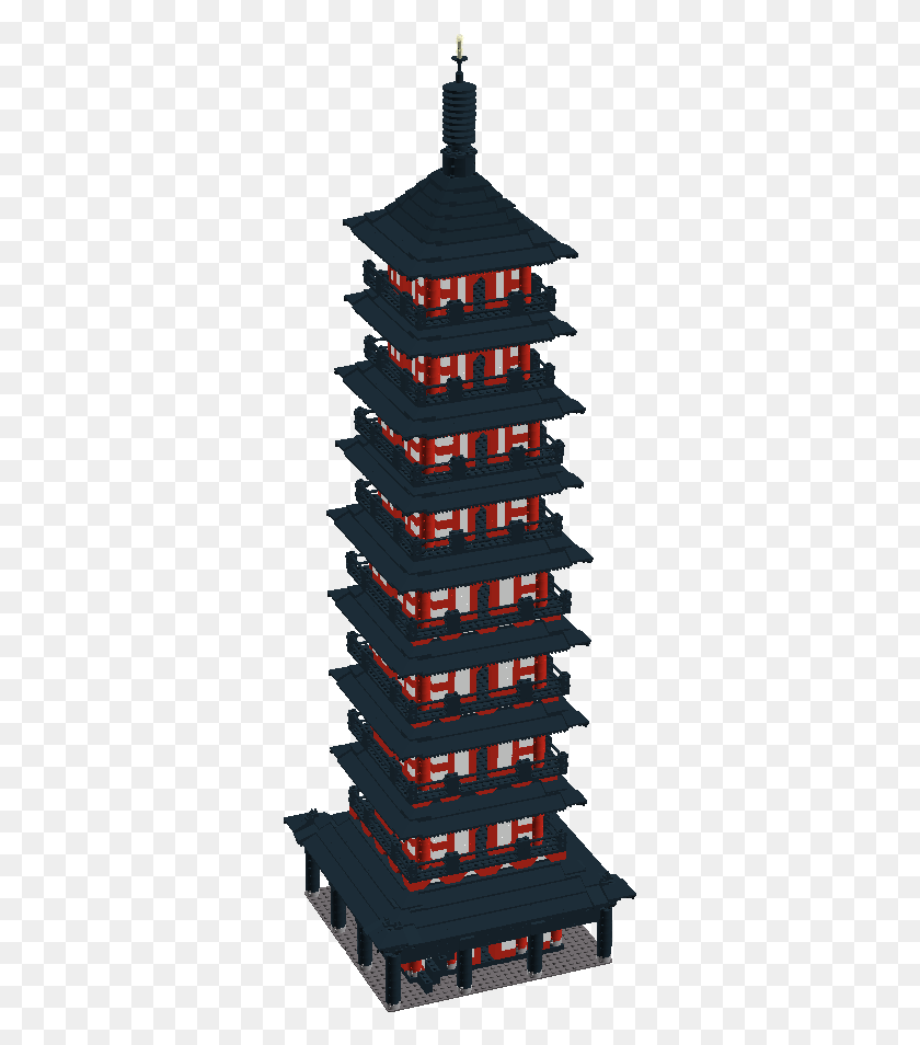 323x894 Пагода Фангта, Архитектура, Здание, Храм Hd Png Скачать