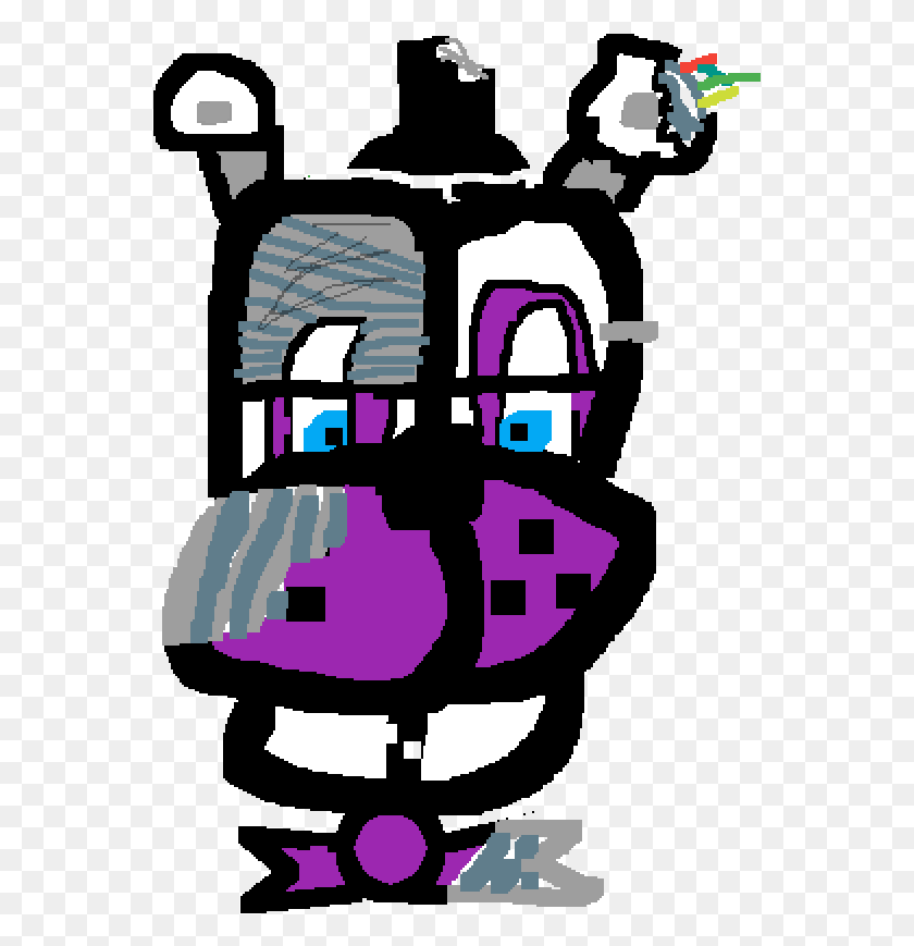 559x809 Fanmade Withered Funtime Freddy, Poster, Advertisement HD PNG Download