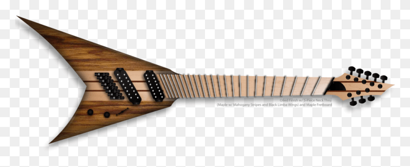1013x367 Fanned Fret 8 String V 8 String V, Electric Guitar, Guitar, Leisure Activities HD PNG Download