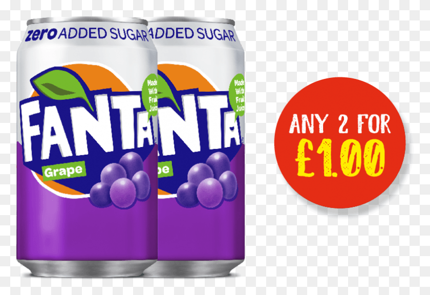 785x520 Fanta Grape Carbonated Soft Drinks, Soda, Beverage, Drink HD PNG Download