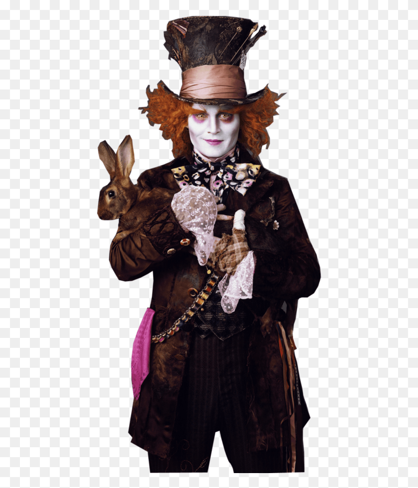 454x922 Fantasia Masculina Alice In Wonderland Johnny Depp, Performer, Person, Human HD PNG Download