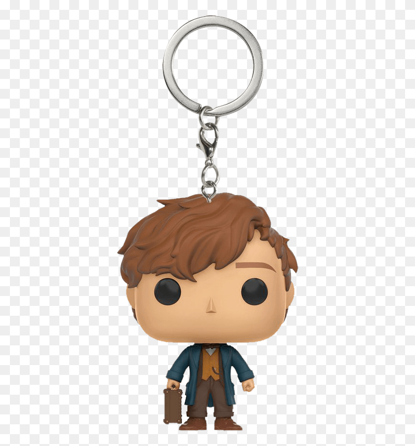 369x844 Fantastic Beasts Newt Scamander Pop Keychain Newt Scamander Pop Figure, Toy, Doll, Person HD PNG Download