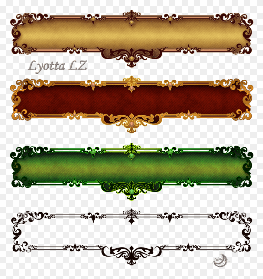 855x912 Fantasy Border Fantasy Image Border, Musical Instrument, Weapon, Weaponry HD PNG Download