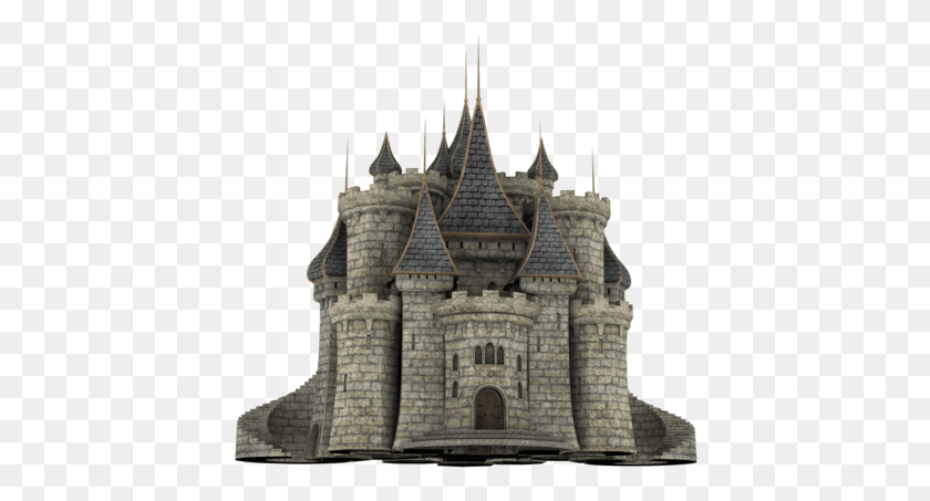 420x393 Фэнтезийный Замок Для Проектирования Проектов Замок Без Фона, Шпиль, Башня, Архитектура Hd Png Скачать