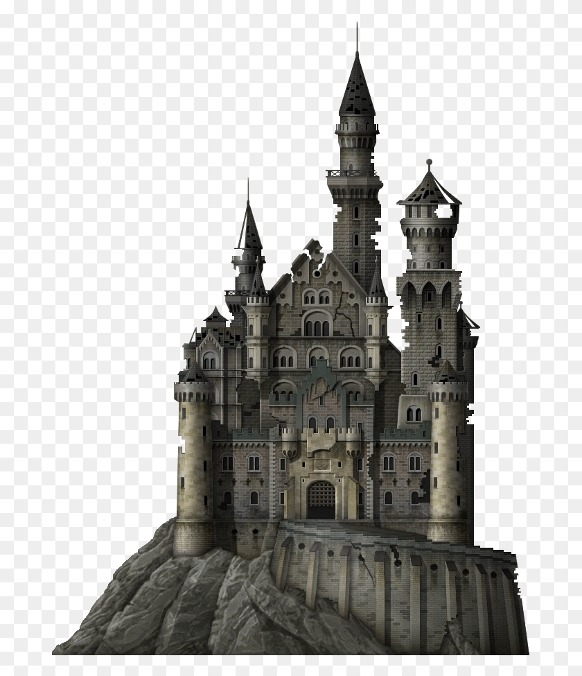 691x915 Fantasy Catholic Church, Castle, Architecture, Building HD PNG Download
