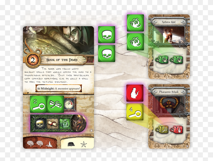 700x574 Fantasy Flight Games Has Announced The Newest Expansion Elder Sign Omens Of The Pharaoh Cards, Text, Game, Gambling HD PNG Download