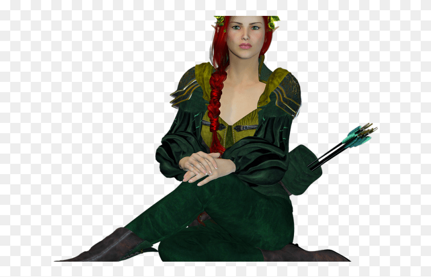 634x481 Fantasy Girl Clipart Fantasy Elf, Clothing, Apparel, Costume HD PNG Download