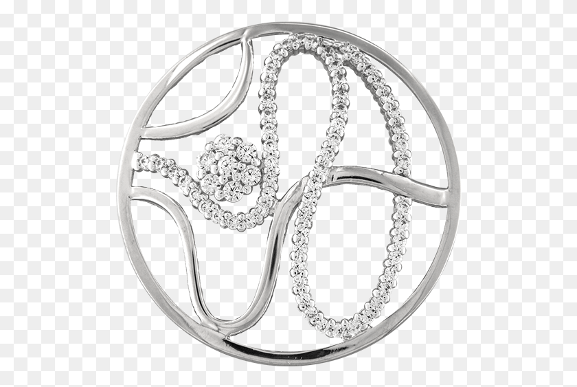 504x503 Fantasy Insignia Swirl Flower Cz 33Mm Ring, Jewelry, Accessories, Accessory Descargar Hd Png