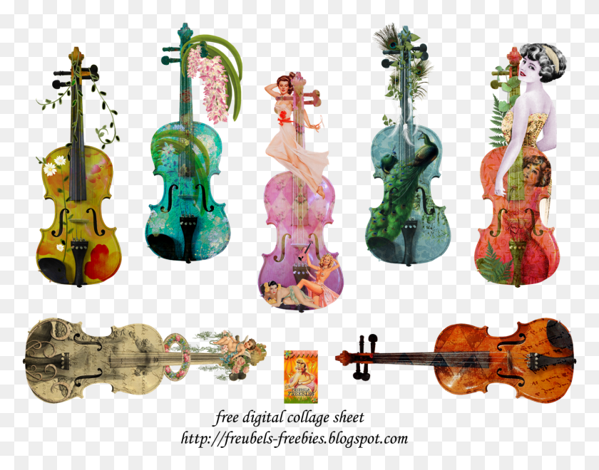 1522x1171 Fantasy Violin Collage Sheet Collage Art Collages Viola, Musical Instrument, Leisure Activities, Fiddle HD PNG Download