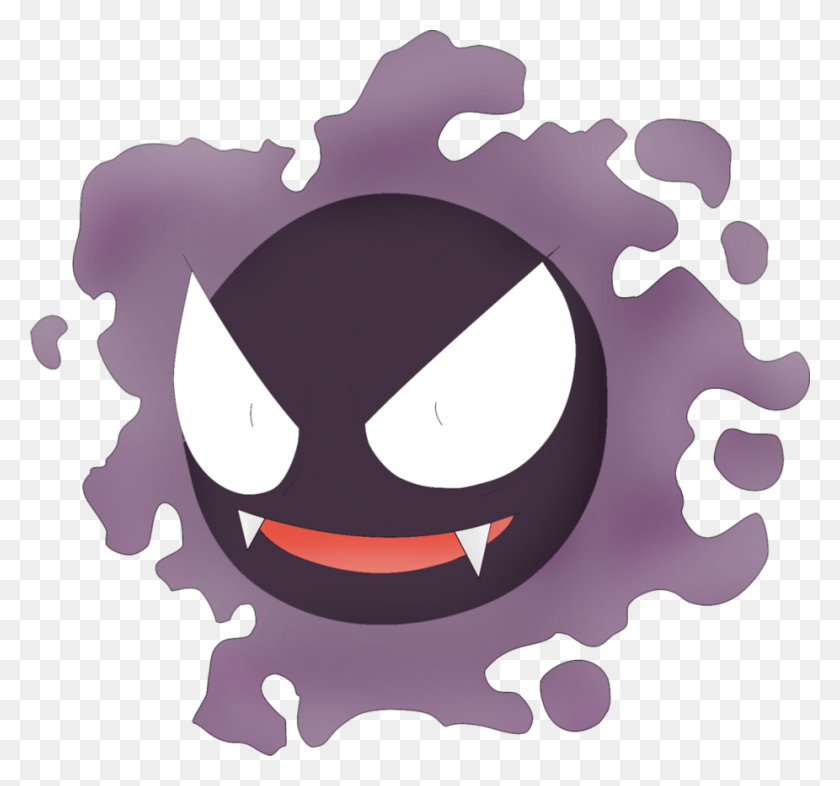 926x862 Fantominus Pokemon Gastly, Symbol, Poster, Advertisement HD PNG Download