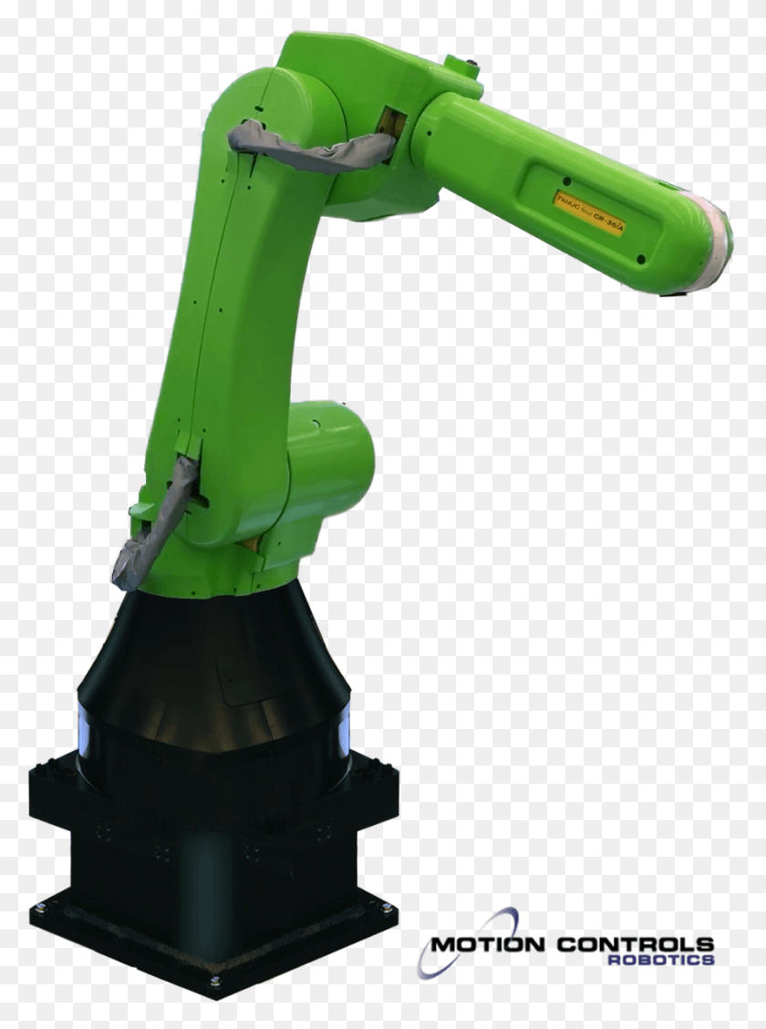 888x1218 Fanuc Cr35Ia Коллаборативный Робот Fanuc Зеленый Робот, Дрель, Инструмент, Прибор Hd Png Скачать
