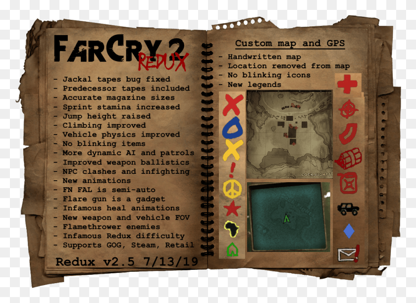 1013x717 Far Cry 2 Redux, Text, Word, Label HD PNG Download