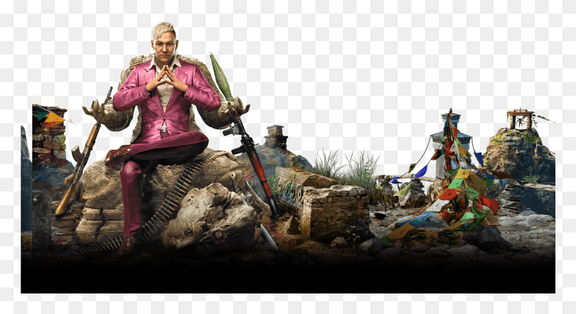2049x1050 Far Cry 4, Person, Human, Clothing HD PNG Download