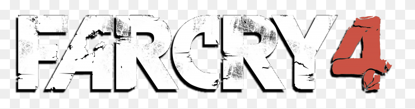 4836x1002 Логотип Far Cry 4 Логотип Far Cry 4, Число, Символ, Текст Hd Png Скачать