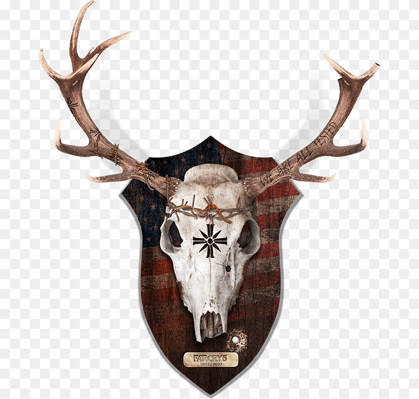 686x801 Far Cry 5 Hope County Edition, Antler, Animal, Wildlife, Deer Sticker PNG