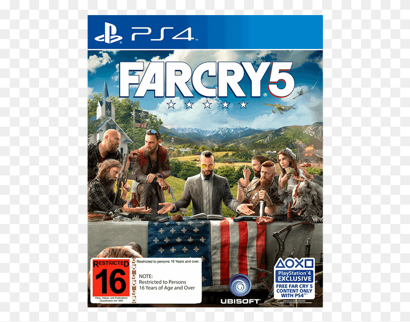 484x601 Far Cry Far Cry 5, Person, Human, Poster HD PNG Download