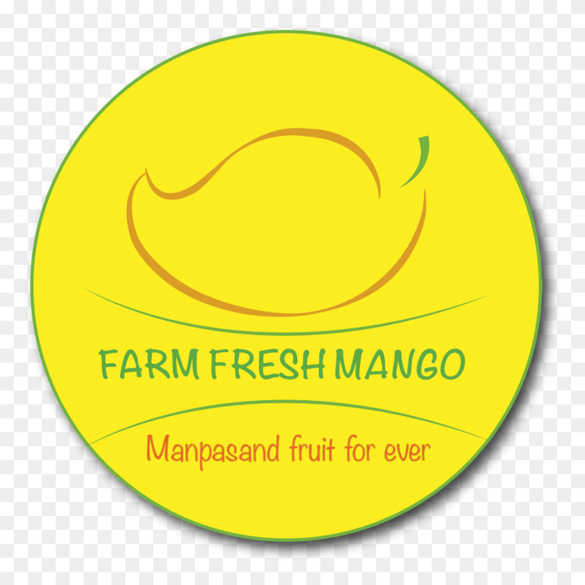 955x955 Descargar Png Farm Fresh Mango Logo Circle, Etiqueta, Texto, Sticker Hd Png