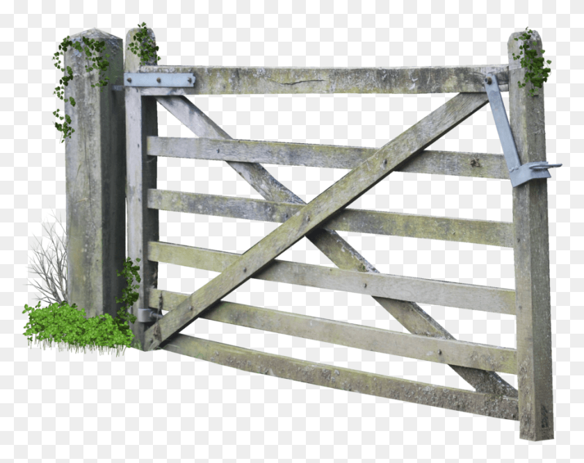 899x699 Puerta De La Granja De Madera Puerta De La Granja, Valla, Escalera, Madera Hd Png