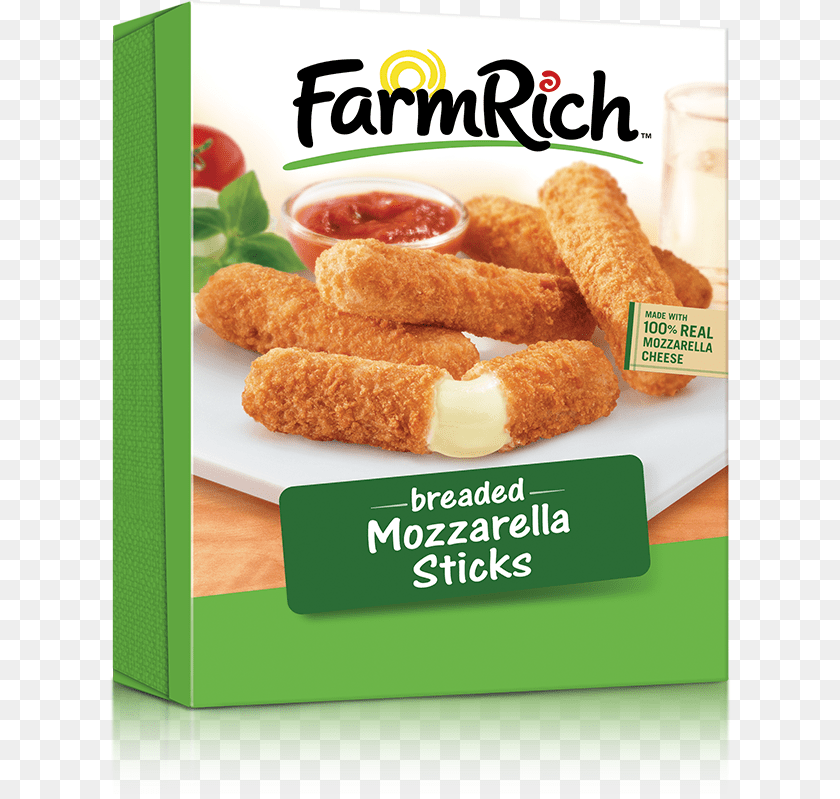 622x799 Farm Rich Mozzarella Sticks 24 Oz, Food, Fried Chicken, Nuggets, Lunch Clipart PNG