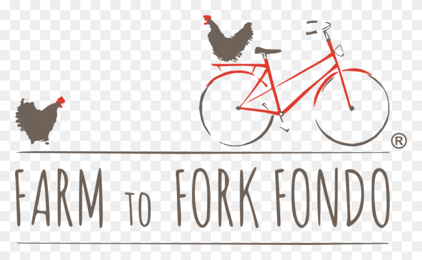 1000x587 Farm To Fork Fondo Logo With R Updated 2017, Bicycle, Vehicle, Transportation HD PNG Download
