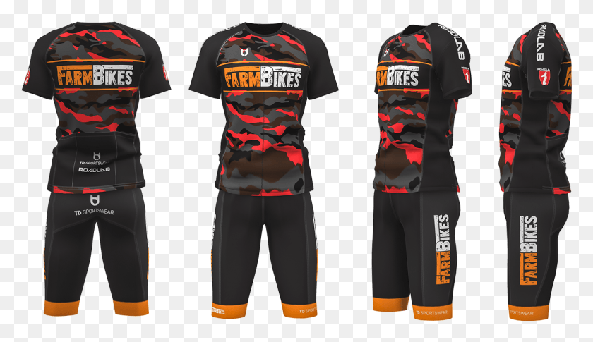 1310x715 Farmbikes Teamkleding Wielrennen 3D Модель Wielerkleding, Одежда, Одежда, Рубашка Hd Png Скачать