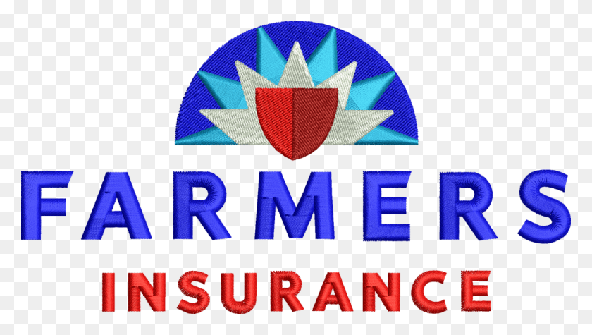 1200x639 Descargar Png Farmers Insurance Logo, Farmers Insurance Logo Bordado, Texto, Alfabeto Hd Png