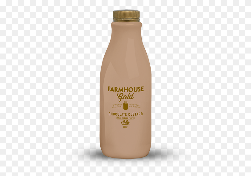 501x532 Farmhouse Gold Chocolate Custard, Shaker, Bottle, Milk Descargar Hd Png