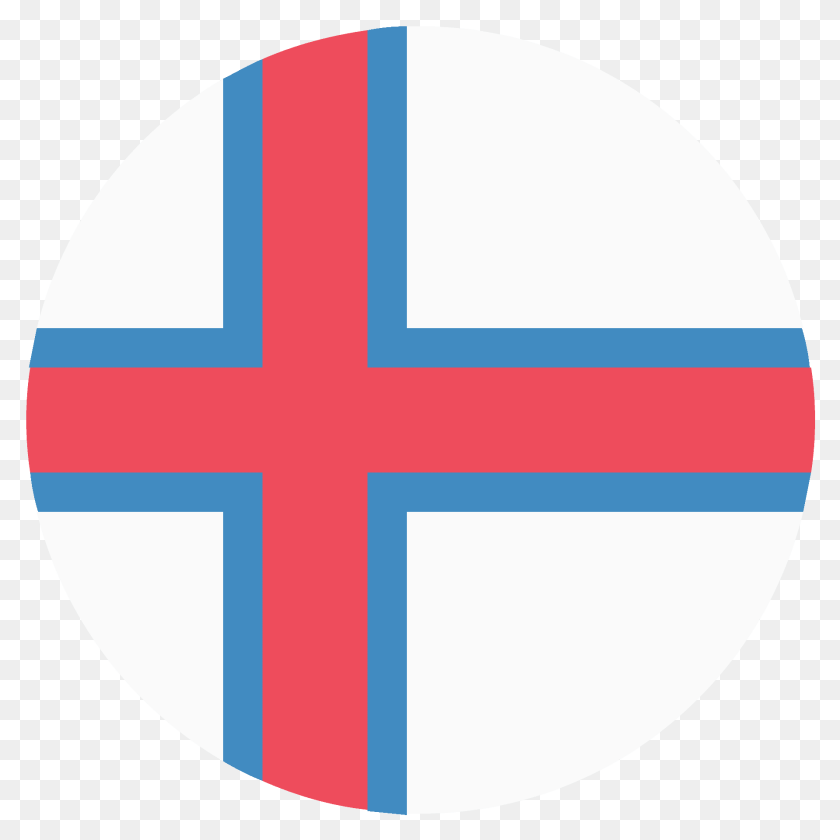 1920x1920 Faroe Islands Flag Emoji Clipart, Logo Sticker PNG