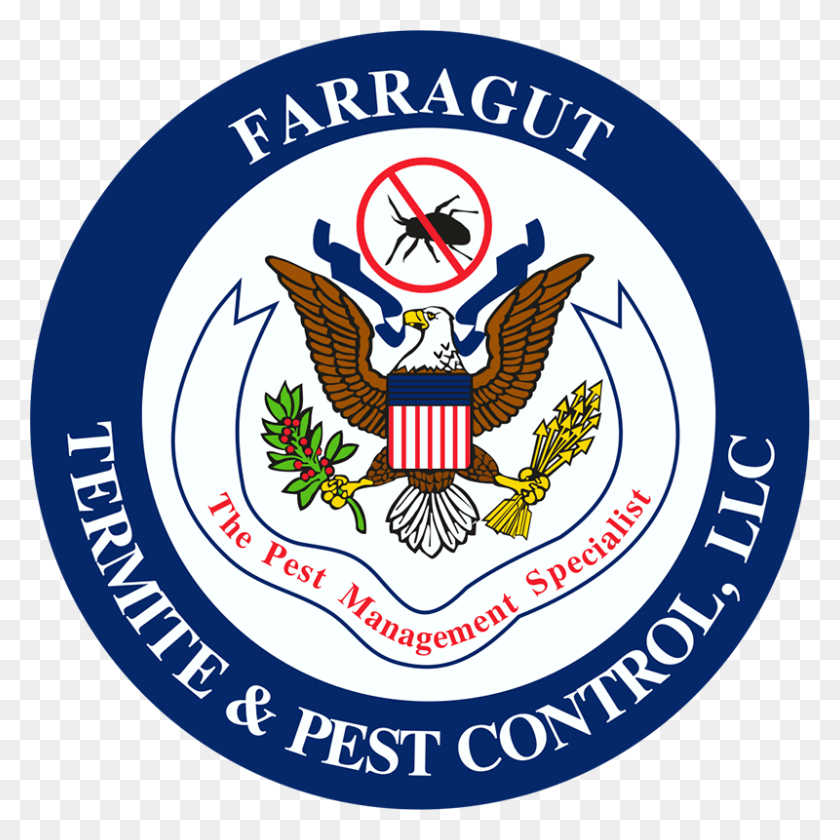 800x800 Логотип Farragut Termite Amp Pest Control Llc Индонезийский Университет Образования, Символ, Товарный Знак, Эмблема Hd Png Скачать