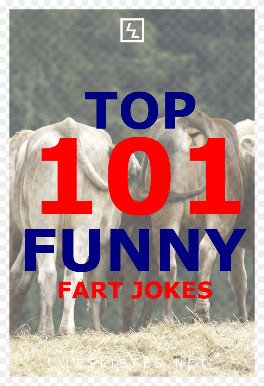 1225x1837 Farting In Public Can Be Embarrassing Poster, Cow, Cattle, Mammal HD PNG Download