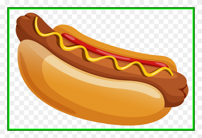 2182x1446 Fascinating Hot Dog Drawing Clipartxtras Pic For Cartoon Hot Dog Transparent Background, Food, Banana, Fruit HD PNG Download