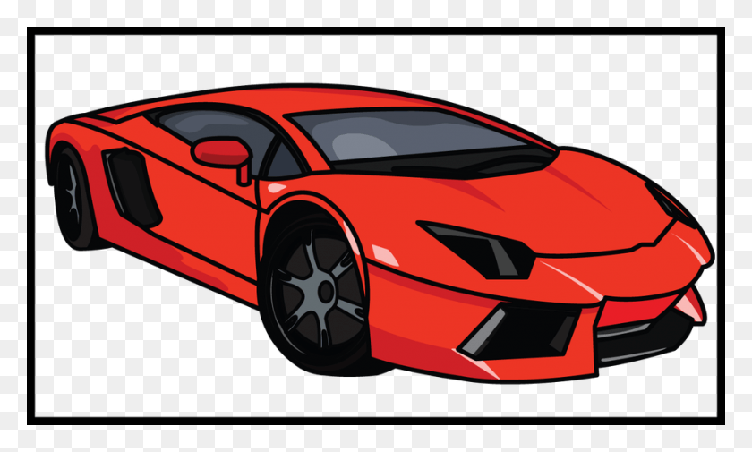 908x519 Увлекательный Lamborghini Aventador Step Lamborghini Cartoon, Автомобиль, Транспортное Средство, Транспорт Hd Png Скачать