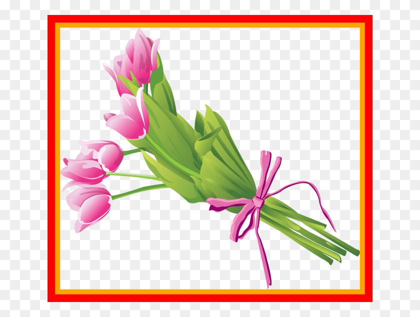 650x574 Fascinating Of Bouquet Flowers Clip Art Pic For Clipart Ramo De Flores Vector, Plant, Graphics HD PNG Download