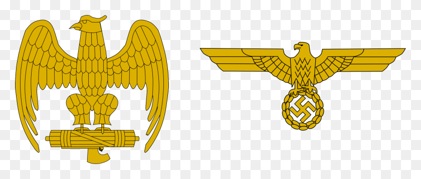 2000x766 Фашистские И Нацистские Орлы Нацистский Орел, Логотип, Символ, Товарный Знак Png Скачать