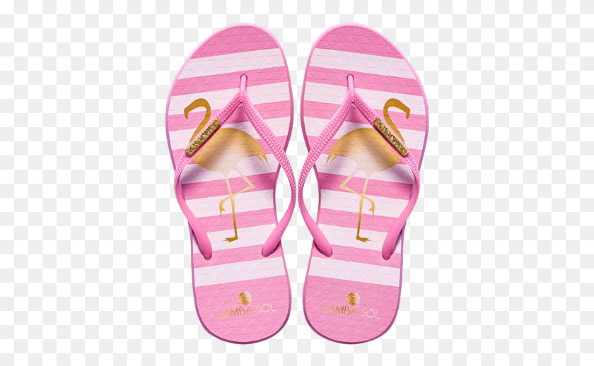 375x458 Fashion Flamingo Flip Flop Flip Flops, Clothing, Apparel, Footwear HD PNG Download