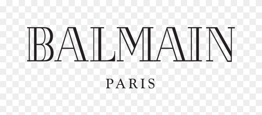 1024x406 Fashion Week Runway Just Kicked Off To The Balmain Logo, Label, Text, Alphabet HD PNG Download