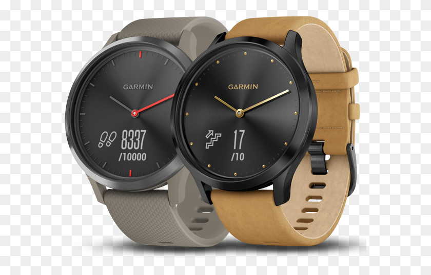 589x477 Fashionably Fit Is Just A Tap Away With Vvomove Hr Garmin Vvomove Hr Sport, Wristwatch, Clock Tower, Tower HD PNG Download